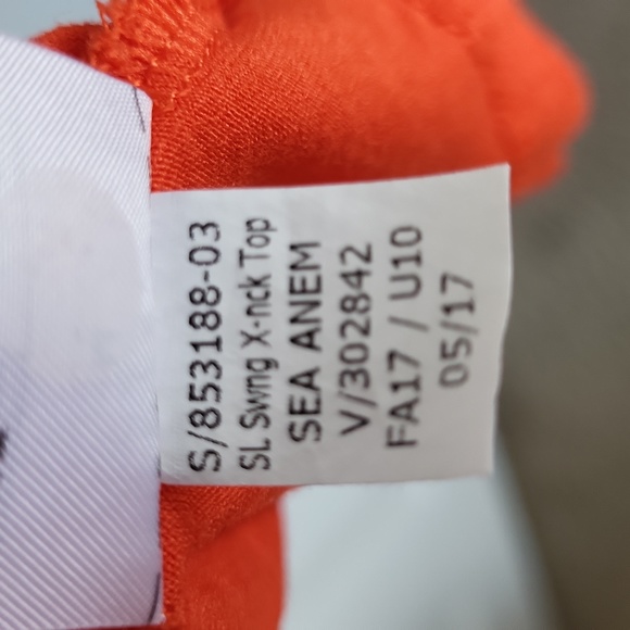 Old Navy Orange Flowy Tank Top Medium - Picture 5 of 6